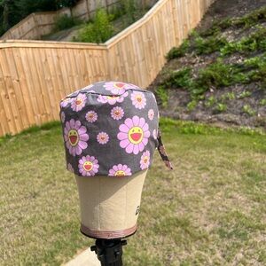 Scrub Cap – Murakami-Inspired Floral Print